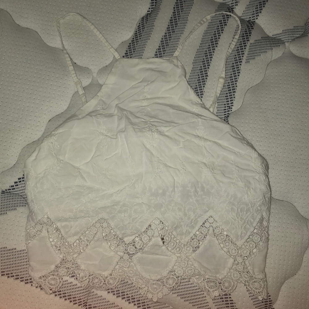 KENDALL AND KYLIE COLLECTION white halter top
